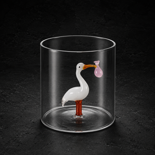 WD | GLASS WITH BLOWN GLASS DESIGN INSIDE