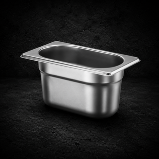 Contenitori Gastronorm HENDI Budget Line in Acciaio Inox - 1/9 H 10