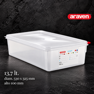 Contenitori Gastronorm Ermetici Araven Polipropilene