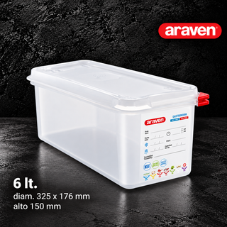 Contenitori Gastronorm Ermetici Araven Polipropilene