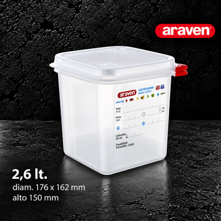 Contenitori Gastronorm Ermetici Araven Polipropilene
