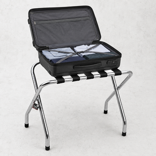 Portavaligie Pieghevole Cromato Professionale – Portata Massima 50 kg