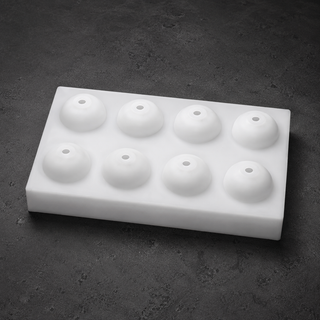 Stampo Silicone Pavoni Noisette AF008 8 Monoporzioni Nocciola 3D da 82 ml - Cédric Grolet