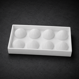 Stampo Silicone Pavoni Marron AF007 8 Monoporzioni Castagna 3D da 85 ml - Cédric Grolet