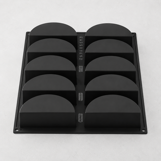 Stampo Silicone Pavoni Halfmoon PXHALFMOON 10 Monoporzioni Mezzaluna da 240 ml
