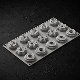 Danish Cookie XS – Stampo in Silicone 15 Impronte da 15 ml Silikomart