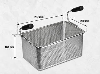 Panier Cuisson Gastronorm Acier inoxydable AISI 304 Fontana