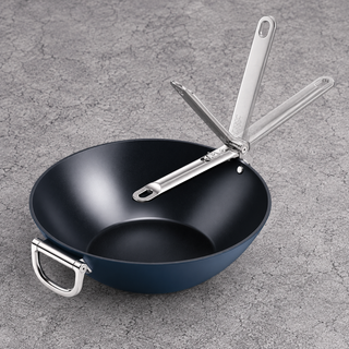 Wok Joseph Joseph 32 cm SwingLock™ – Céramique Antiadhésive, Induction