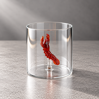 WD | GLAS MIT GLASDEKOR IM INNERN