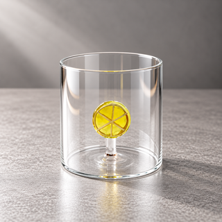 WD | GLAS MIT GLASDEKOR IM INNERN