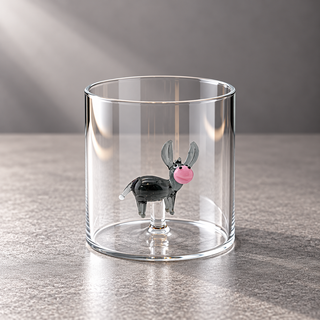 WD | GLAS MIT GLASDEKOR IM INNERN