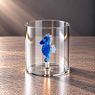 WD | GLAS MIT GLASDEKOR IM INNERN