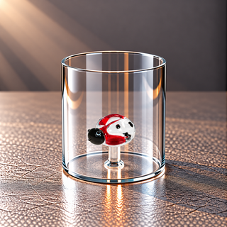WD | GLAS MIT GLASDEKOR IM INNERN