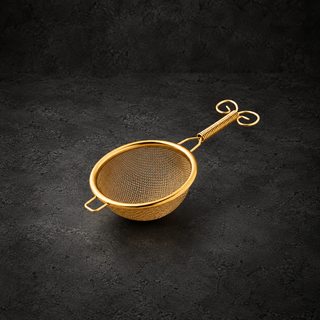 Colino per Tè in Acciaio Inox PVD Gold Ø 6,3 cm – Paderno