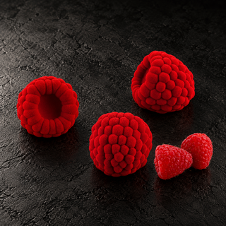 LAMPONE 120 Stampo in silicone 6 impronte 6,9x6,4cm H5,4cm 120ml Silikomart