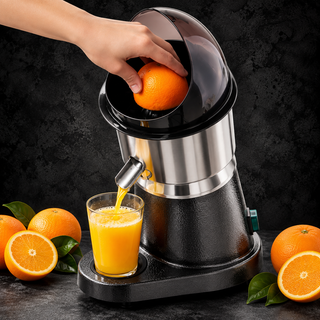 Spremiagrumi Elettrico Professionale in Acciaio Inox – 180 W