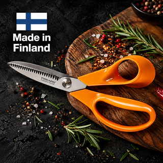Fiskars Tijeras de Cocina Classic 18 cm – Naranja