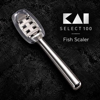 Kai Select Fish Scaler – Desescamador de Pescado en Acero Inoxidable 21 cm