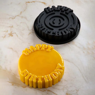 Stampo Silicone Happy Birthday Pavoni 19 cm 1100 ml