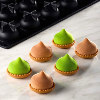Stampo Pavoni Jasmine 30 Cavità Silicone Platino