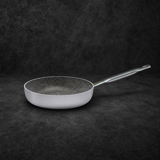 Linea 6900 – Padella Dritta a Friggere 1 Manico per Induzione – Antiaderente Kerastone Profi Granite