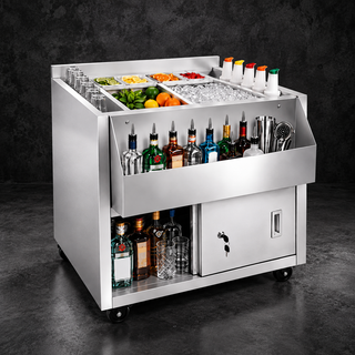 Drink station in acciaio inox