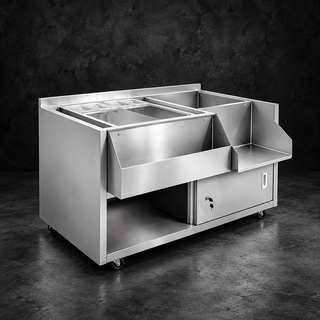 Drink station in acciaio inox