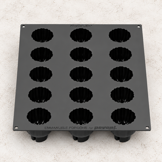 FICO PX43146 – Stampo in Silicone Pavoni Pavoflex 15 Impronte Ø 6,5 x H 6,3 cm – 120 ml
