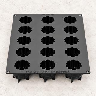 PUMPKIN PX43131 – Stampo in Silicone 15 Impronte Ø 6,8 cm H 5,5 cm – 125 ml Pavoflex Pavoni