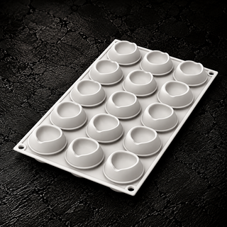 NURI 30 Stampo in silicone 15 impronte Ø4,5cm H2,8cm 30ml Silikomart