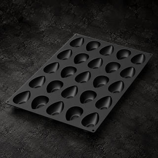 SQ113 AVOCADO Stampo in Silicone 25 Impronte 9.4x6 H3.1 Cm – Silikomart Professional