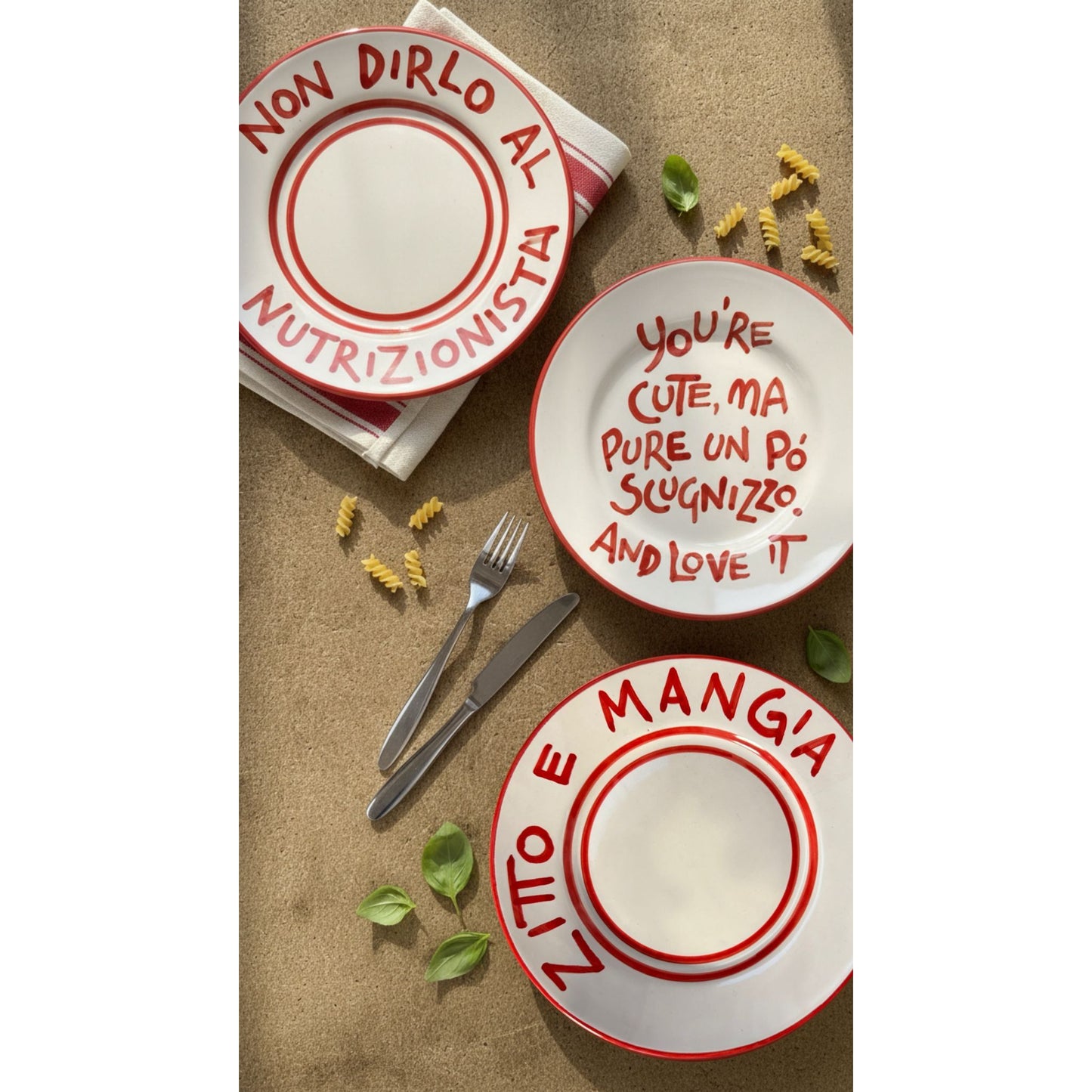 400GON | PIATTINO DA 21 CM IN CERAMICA - VARI DECORI