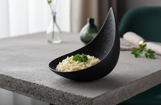 Drop Plate Magnesium Matt Black 24x20 cm
