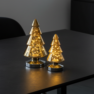 Albero Winterlight FADE Vetro Soffiato LED 26-34 cm