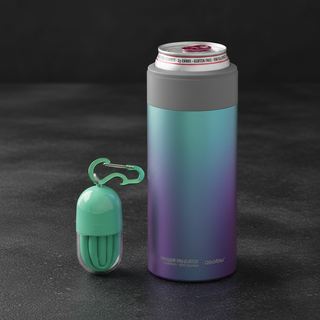 ASOBU Slim Can Sleeve 354 ml Acciaio Inox 18/8