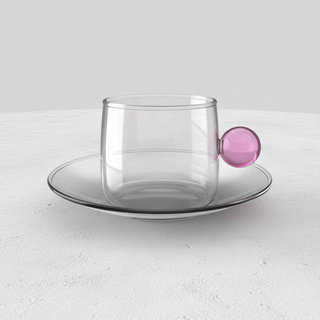 Bilia Tazzina Zafferano Vetro Borosilicato Soffiato