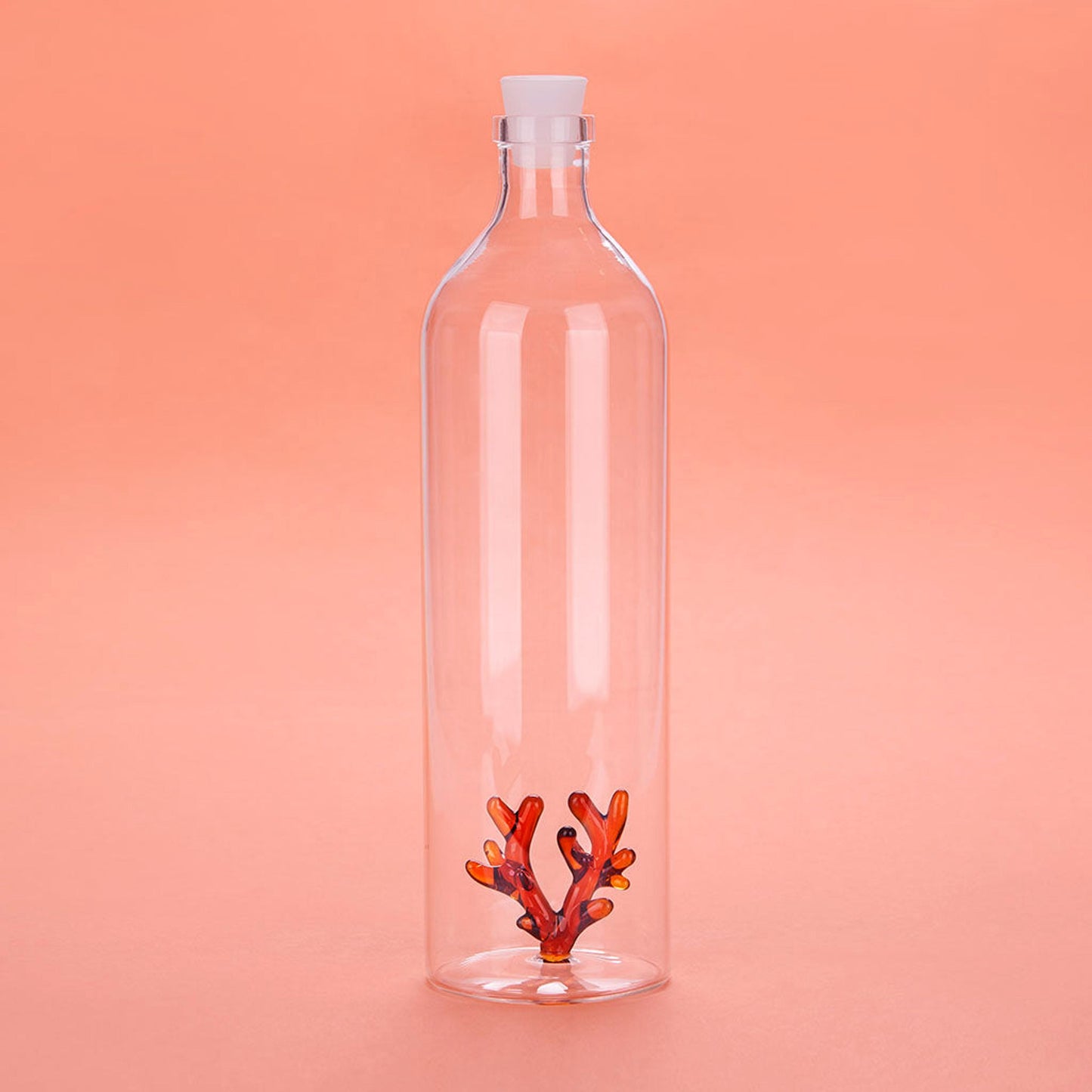 BALVI | BOTTIGLIA CORAL RED IN BOROSILICATO 1.2 LT