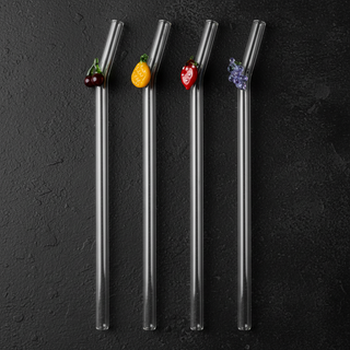 Cannucce Vetro Borosilicato WD Set 4 Riutilizzabili