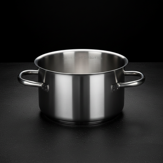 Casserole Haute Paderno 24 cm Acier 18/10 6,5 L