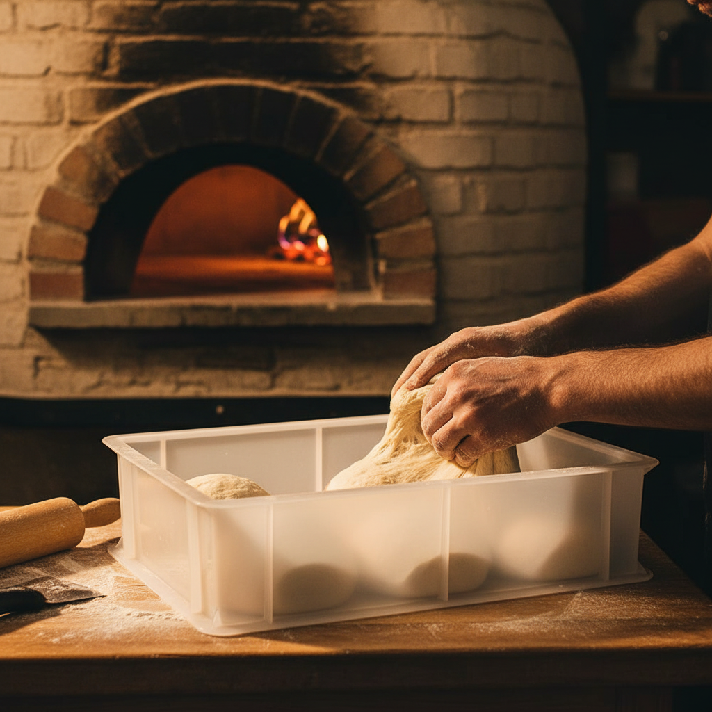 MI.CLA. srl | Cassetta per Lievitazione Pizza e Pane + coperchio 30x40x10H - Color 403010