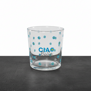 WD LifeStyle Set of 4 Decorated Glass Tumblers 300 ml