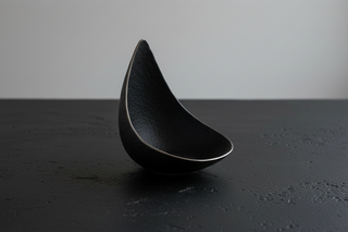 Drop Plate Magnesium Matt Black 24x20 cm