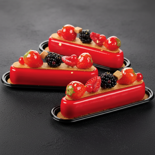 Moule Éclair 80 ml Silikomart Fashion Platine