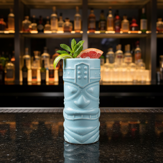 Tiki Mug Funky Porcellana Azzurra 40 cl