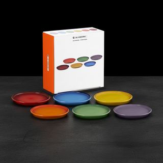 Set 6 Piatti Gres Le Creuset 27-22 cm Vetrificato