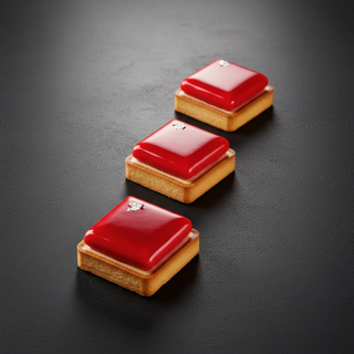 Kit Tarte Ring Carré Silikomart 8x8 cm