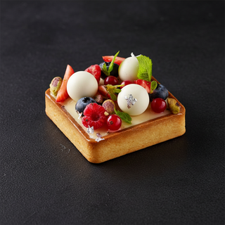 Tarte Ring Quadrato Silikomart 8x8 cm Microforato