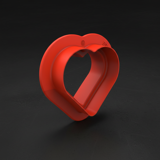 Stampo Silicone Silikomart Heartix 85, 6 Cavità