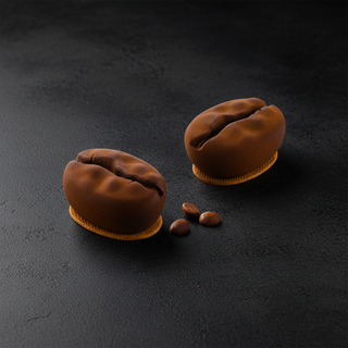 Dessert CAFFÈ 110 su cemento nero
