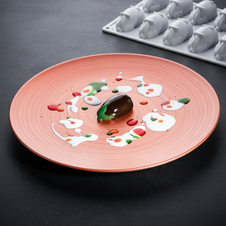 Pavoni Aubergine Silicone Mould 12 Cavities 35ml